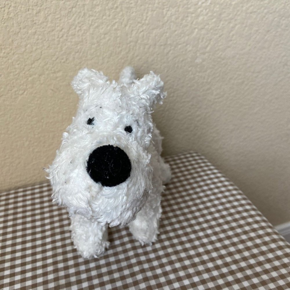 Herge Moulinsart TinTin Standing SNOWY-White Dog-Original Plush Toy 20 Cm (8'') - Picture 2 of 10